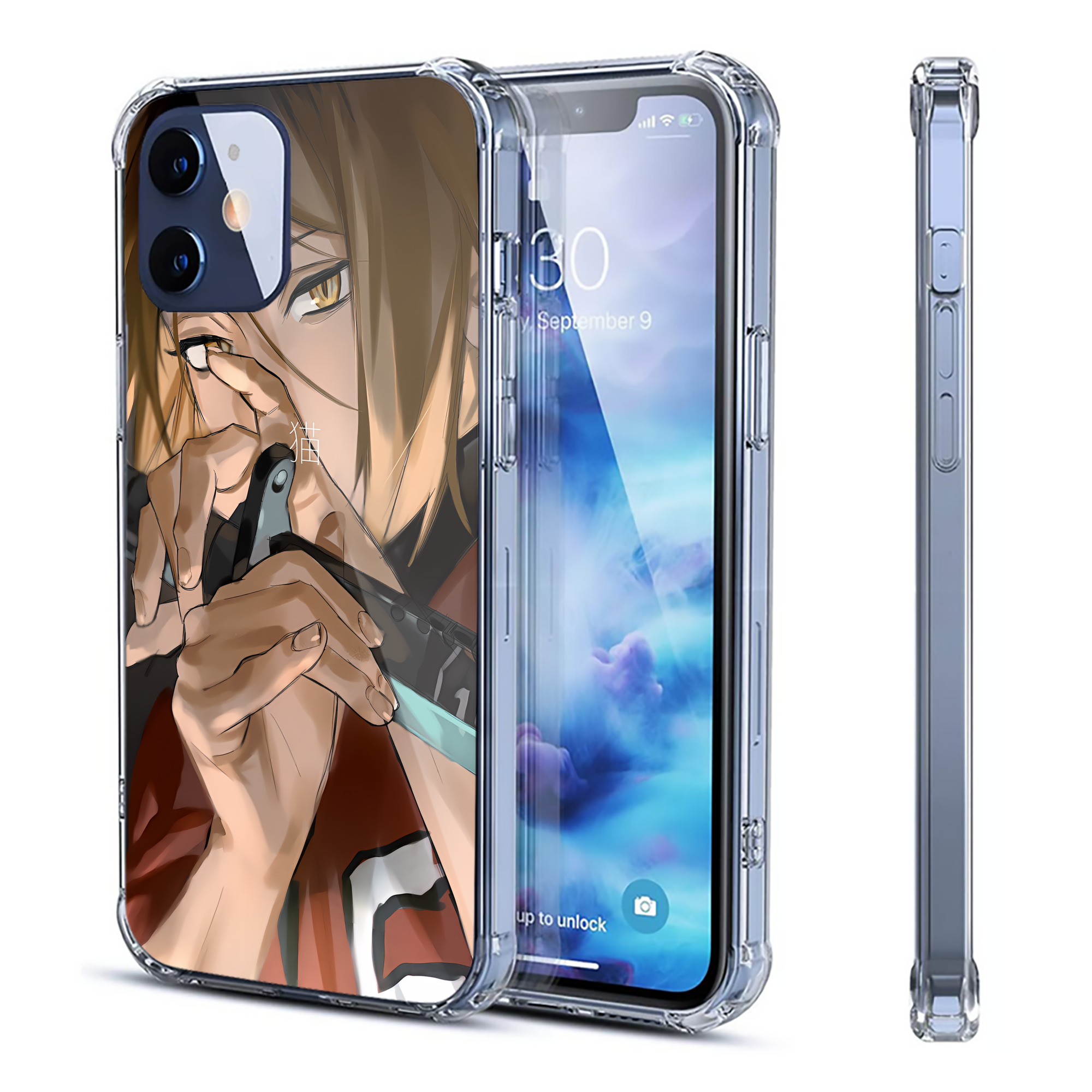 （画像用） ハイキュー!! Haikyu!! 【iPhone 12シリーズ対応】透明スマホケース（クリアソフトケース）